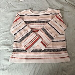 Liverpool Cream and Black Striped Sweater